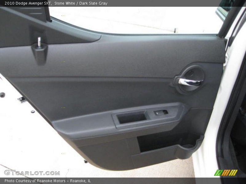 Stone White / Dark Slate Gray 2010 Dodge Avenger SXT