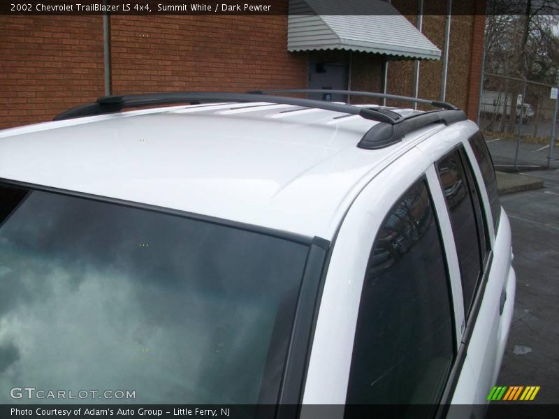 Summit White / Dark Pewter 2002 Chevrolet TrailBlazer LS 4x4