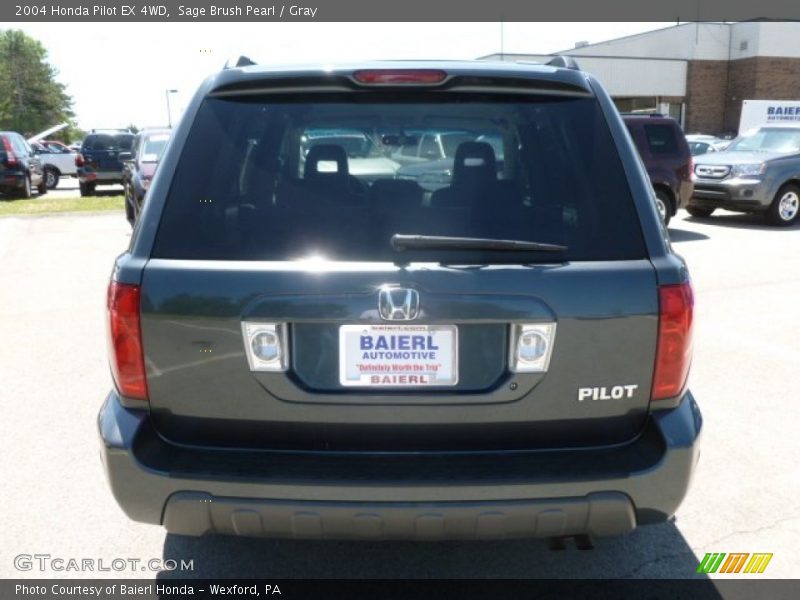 Sage Brush Pearl / Gray 2004 Honda Pilot EX 4WD