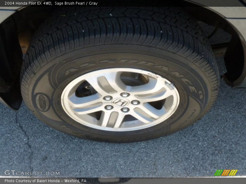 Sage Brush Pearl / Gray 2004 Honda Pilot EX 4WD