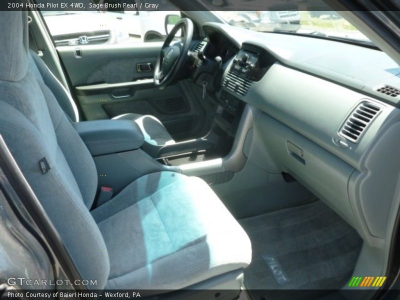 Sage Brush Pearl / Gray 2004 Honda Pilot EX 4WD