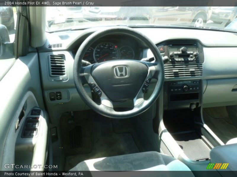 Sage Brush Pearl / Gray 2004 Honda Pilot EX 4WD