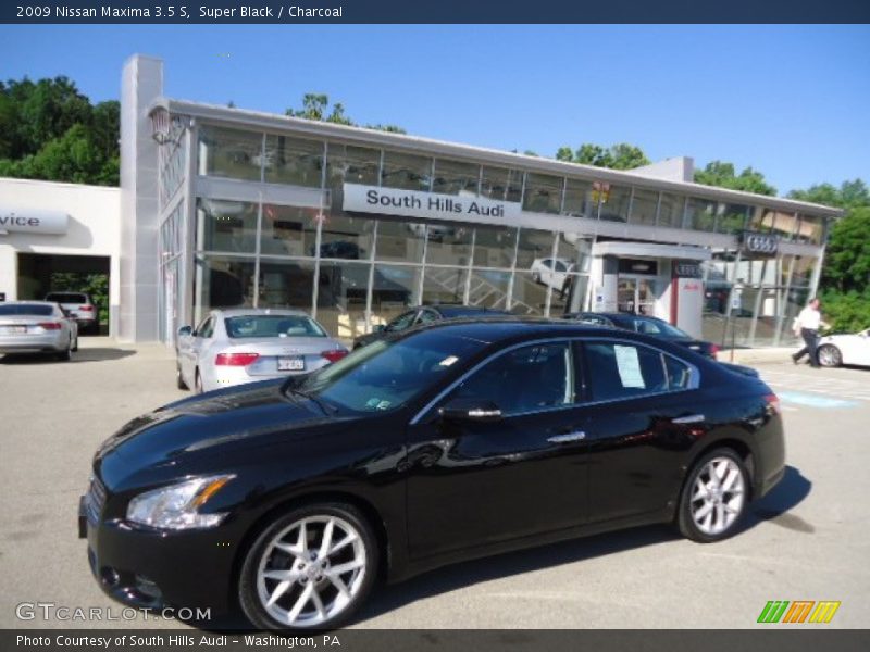 Super Black / Charcoal 2009 Nissan Maxima 3.5 S