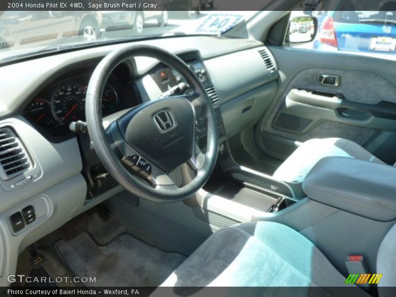 Sage Brush Pearl / Gray 2004 Honda Pilot EX 4WD