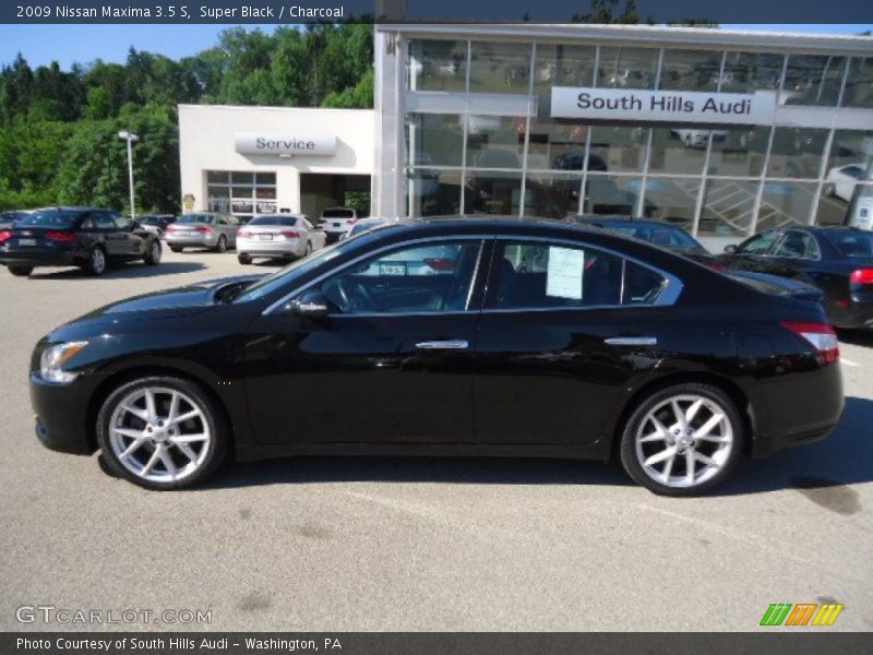 Super Black / Charcoal 2009 Nissan Maxima 3.5 S