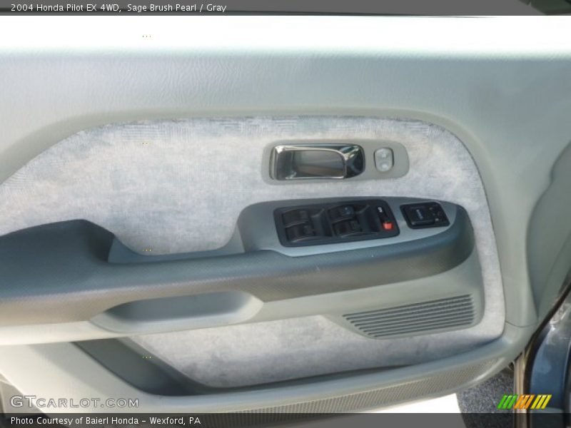 Sage Brush Pearl / Gray 2004 Honda Pilot EX 4WD