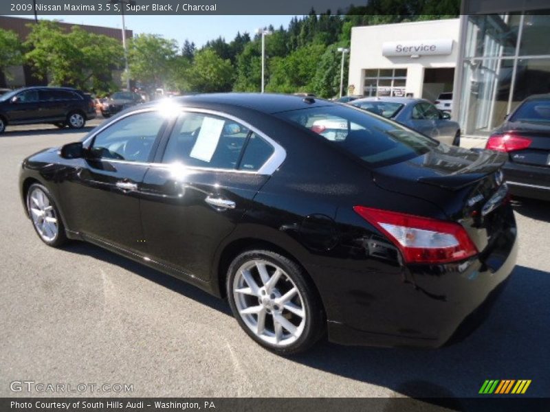 Super Black / Charcoal 2009 Nissan Maxima 3.5 S