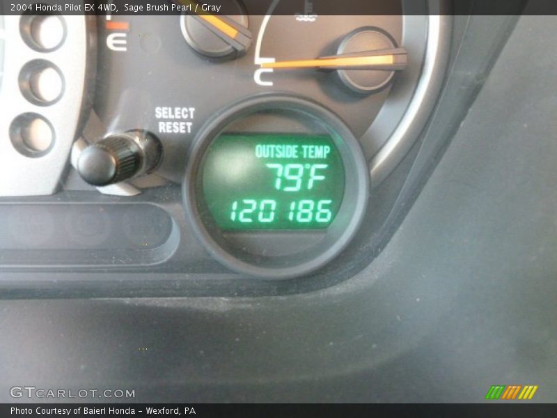 Sage Brush Pearl / Gray 2004 Honda Pilot EX 4WD