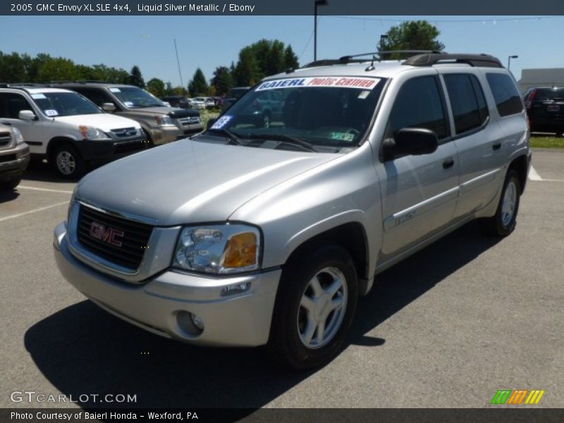 Liquid Silver Metallic / Ebony 2005 GMC Envoy XL SLE 4x4