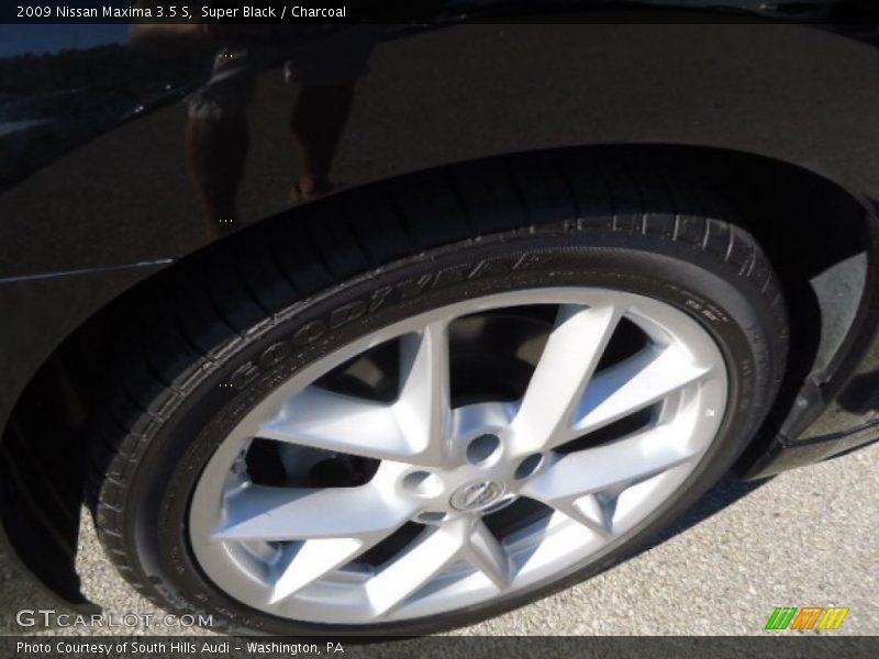 Super Black / Charcoal 2009 Nissan Maxima 3.5 S