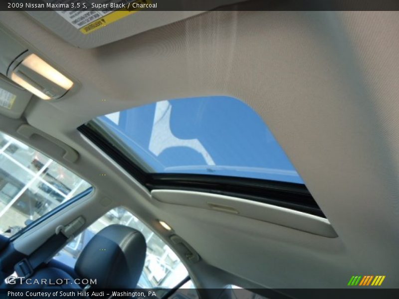 Super Black / Charcoal 2009 Nissan Maxima 3.5 S