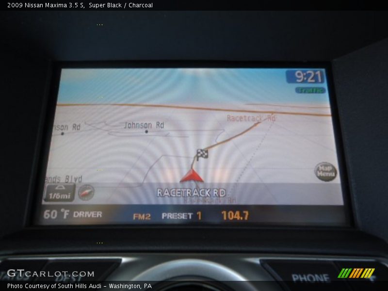 Super Black / Charcoal 2009 Nissan Maxima 3.5 S