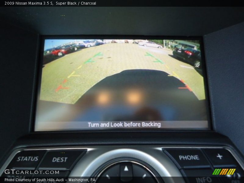 Super Black / Charcoal 2009 Nissan Maxima 3.5 S