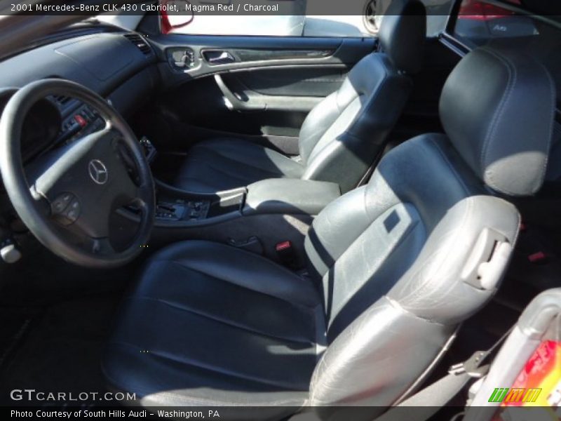 Magma Red / Charcoal 2001 Mercedes-Benz CLK 430 Cabriolet