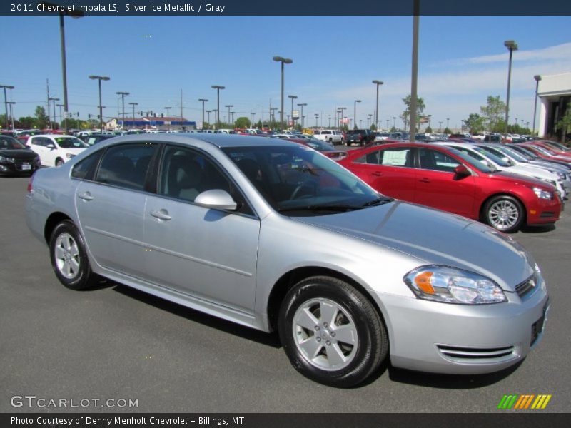 Silver Ice Metallic / Gray 2011 Chevrolet Impala LS