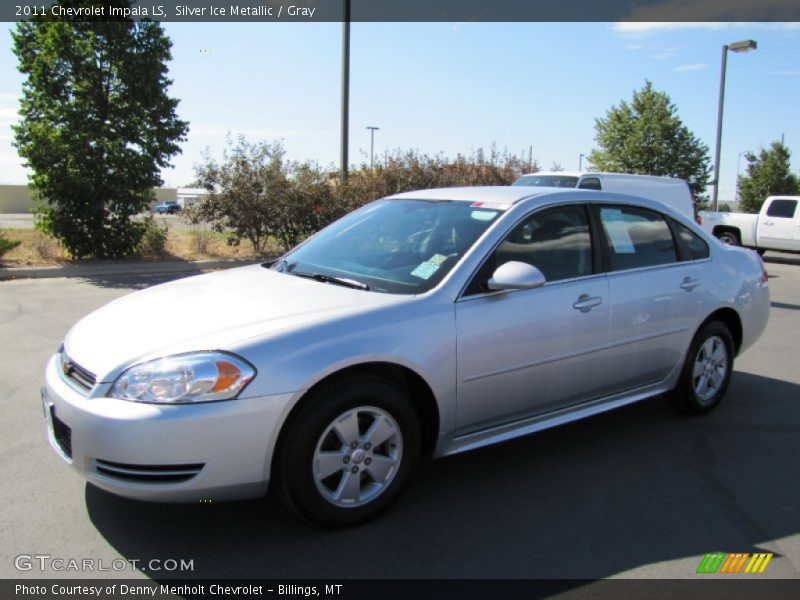 Silver Ice Metallic / Gray 2011 Chevrolet Impala LS