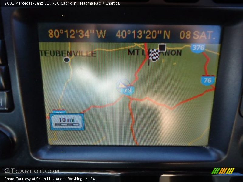 Magma Red / Charcoal 2001 Mercedes-Benz CLK 430 Cabriolet