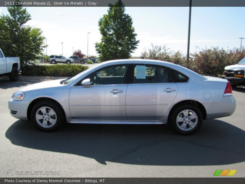 Silver Ice Metallic / Gray 2011 Chevrolet Impala LS