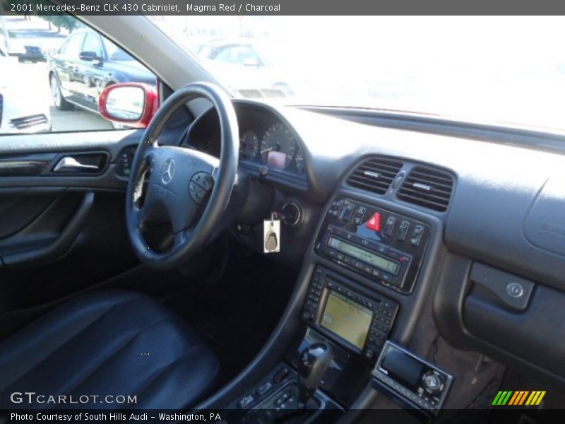 Magma Red / Charcoal 2001 Mercedes-Benz CLK 430 Cabriolet