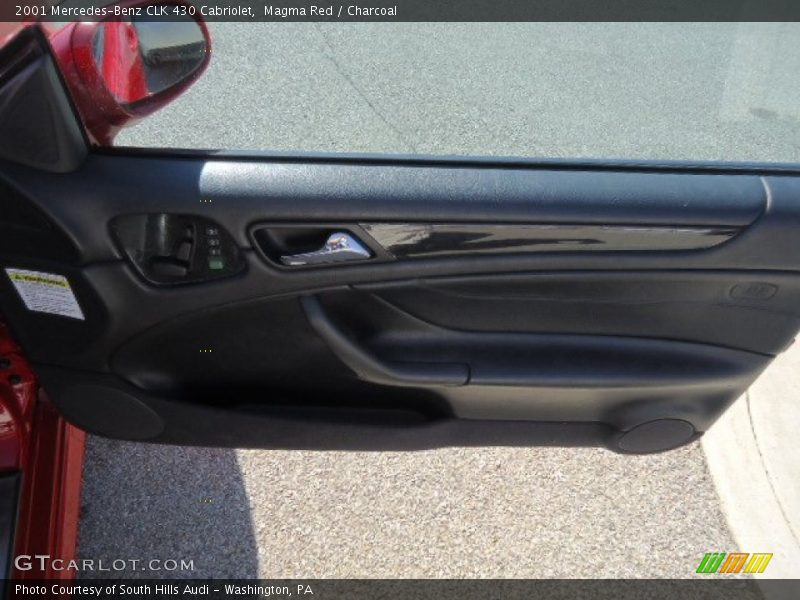 Magma Red / Charcoal 2001 Mercedes-Benz CLK 430 Cabriolet