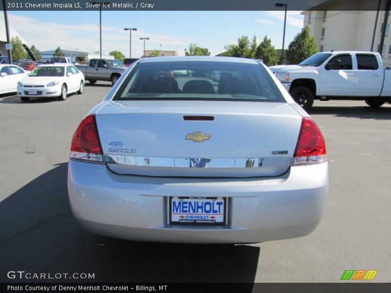 Silver Ice Metallic / Gray 2011 Chevrolet Impala LS