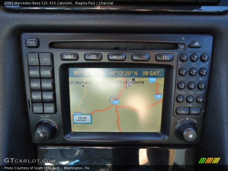 Magma Red / Charcoal 2001 Mercedes-Benz CLK 430 Cabriolet