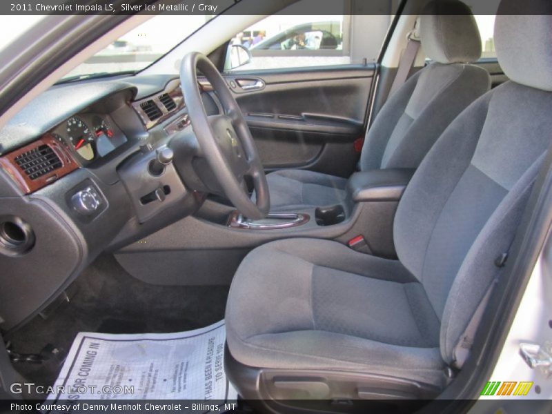 Silver Ice Metallic / Gray 2011 Chevrolet Impala LS