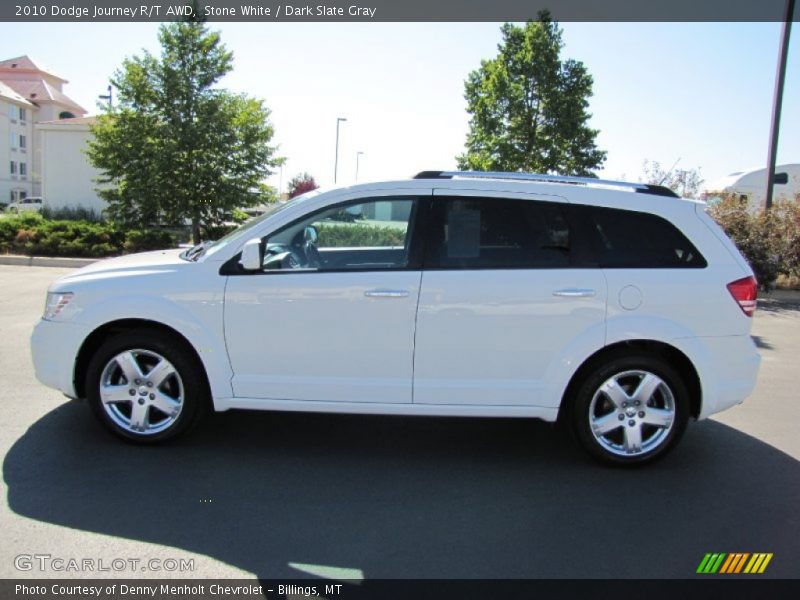 Stone White / Dark Slate Gray 2010 Dodge Journey R/T AWD