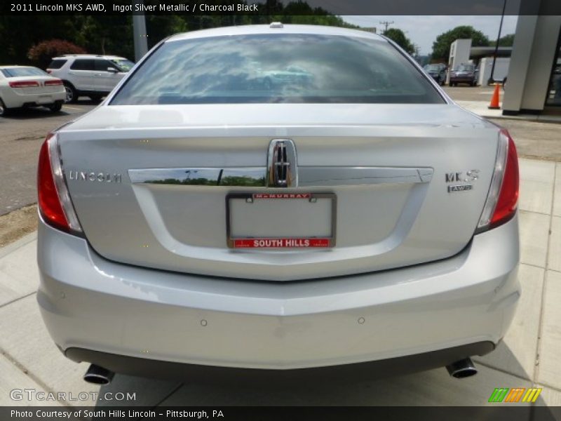 Ingot Silver Metallic / Charcoal Black 2011 Lincoln MKS AWD