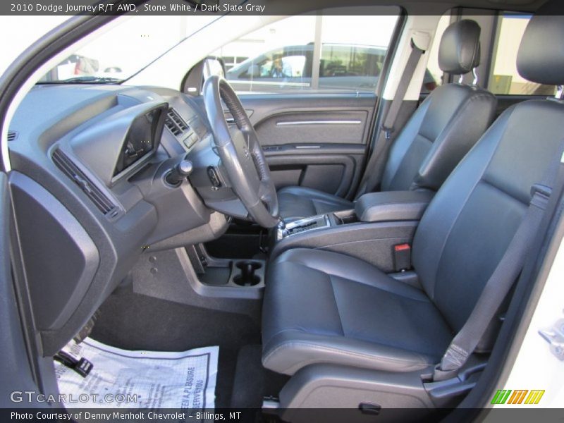 Front Seat of 2010 Journey R/T AWD