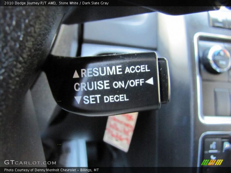 Controls of 2010 Journey R/T AWD