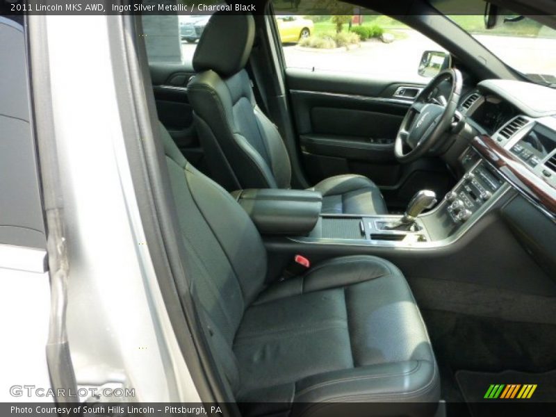 Ingot Silver Metallic / Charcoal Black 2011 Lincoln MKS AWD