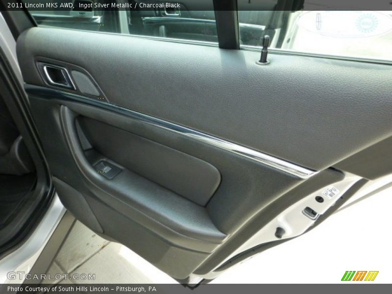 Ingot Silver Metallic / Charcoal Black 2011 Lincoln MKS AWD