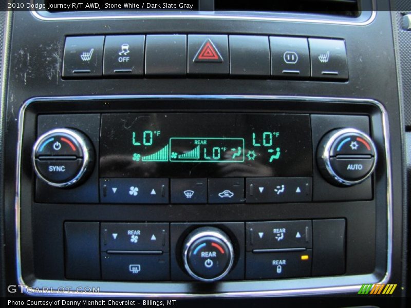 Controls of 2010 Journey R/T AWD