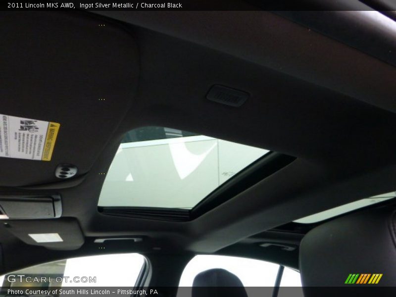 Ingot Silver Metallic / Charcoal Black 2011 Lincoln MKS AWD