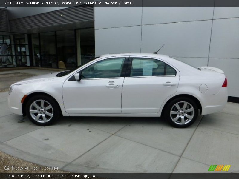  2011 Milan I4 Premier White Platinum Metallic Tri- coat