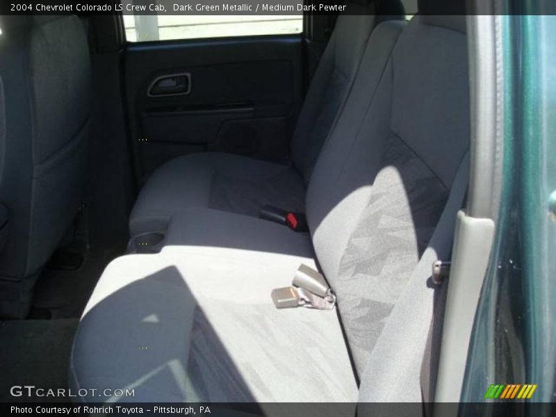 Dark Green Metallic / Medium Dark Pewter 2004 Chevrolet Colorado LS Crew Cab