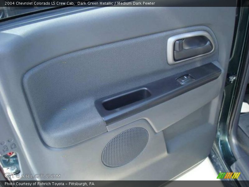 Dark Green Metallic / Medium Dark Pewter 2004 Chevrolet Colorado LS Crew Cab