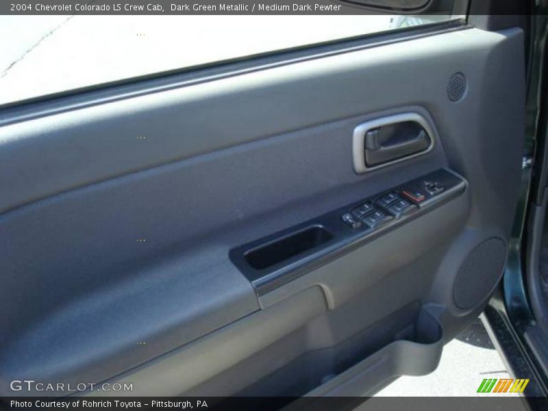 Dark Green Metallic / Medium Dark Pewter 2004 Chevrolet Colorado LS Crew Cab
