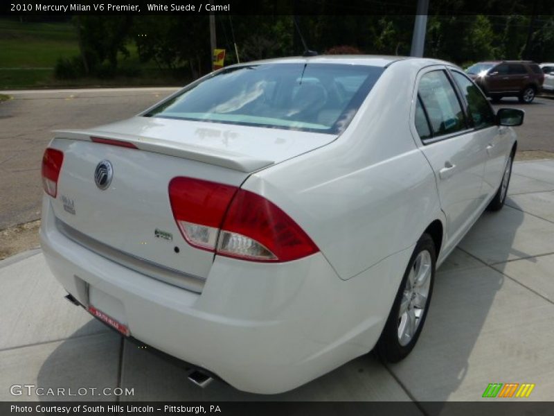 White Suede / Camel 2010 Mercury Milan V6 Premier
