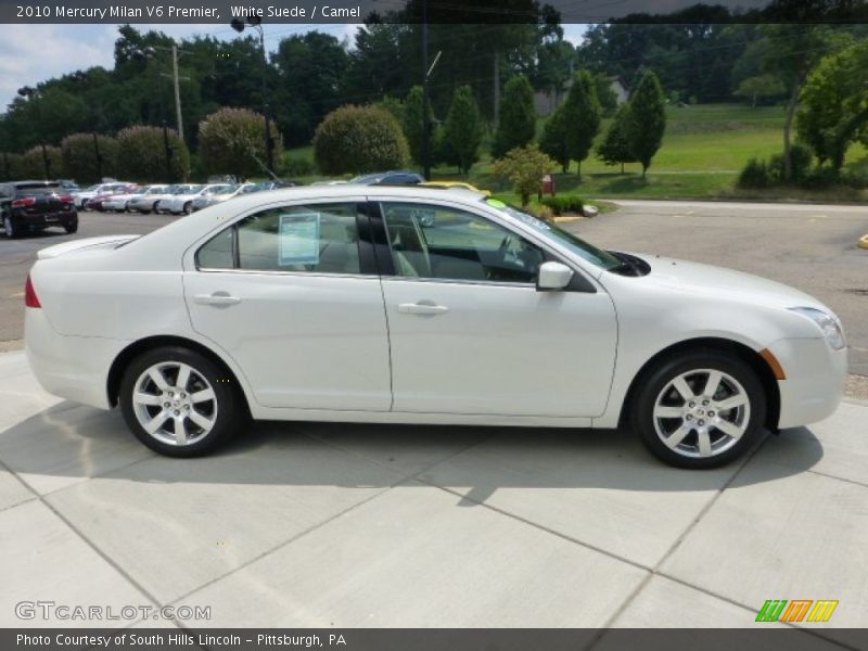 White Suede / Camel 2010 Mercury Milan V6 Premier