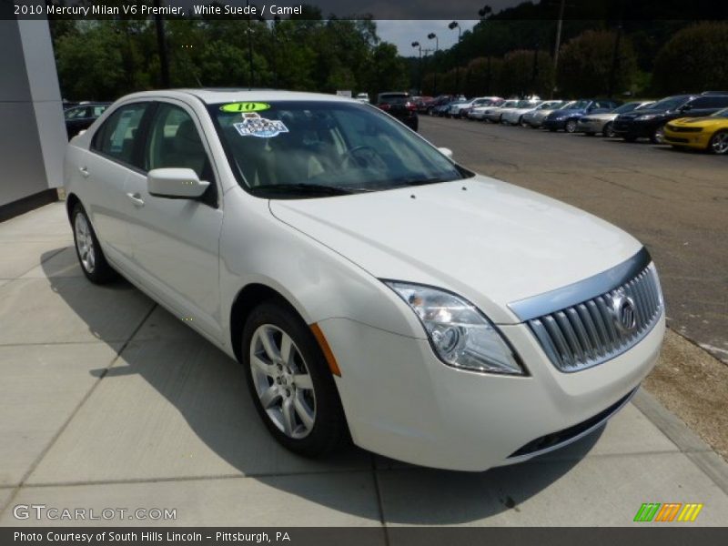 White Suede / Camel 2010 Mercury Milan V6 Premier