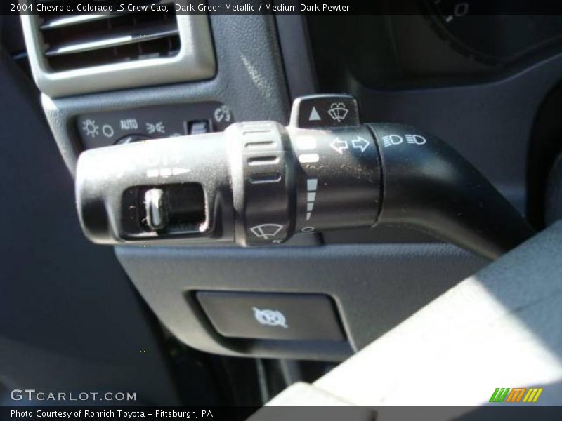Dark Green Metallic / Medium Dark Pewter 2004 Chevrolet Colorado LS Crew Cab