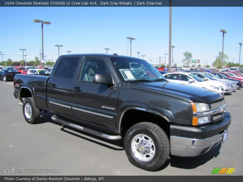 Dark Gray Metallic / Dark Charcoal 2004 Chevrolet Silverado 2500HD LS Crew Cab 4x4