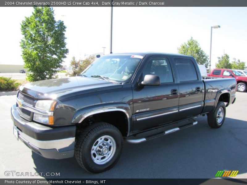 Dark Gray Metallic / Dark Charcoal 2004 Chevrolet Silverado 2500HD LS Crew Cab 4x4
