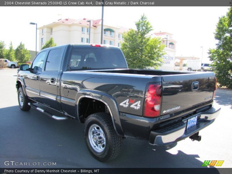Dark Gray Metallic / Dark Charcoal 2004 Chevrolet Silverado 2500HD LS Crew Cab 4x4