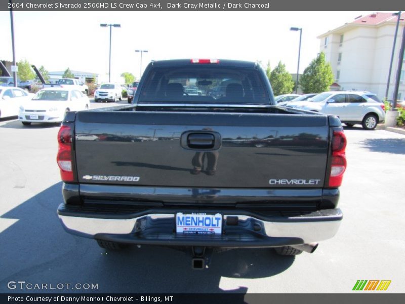 Dark Gray Metallic / Dark Charcoal 2004 Chevrolet Silverado 2500HD LS Crew Cab 4x4
