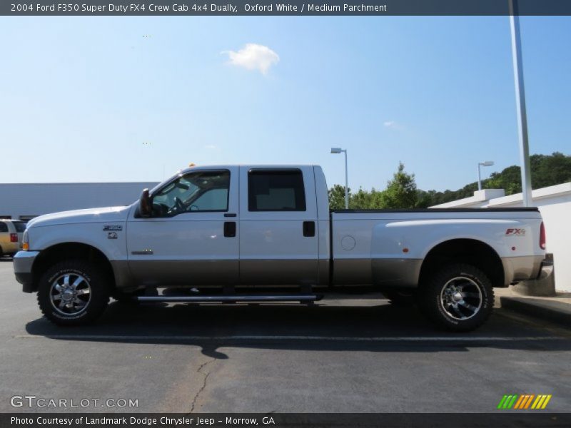 Oxford White / Medium Parchment 2004 Ford F350 Super Duty FX4 Crew Cab 4x4 Dually