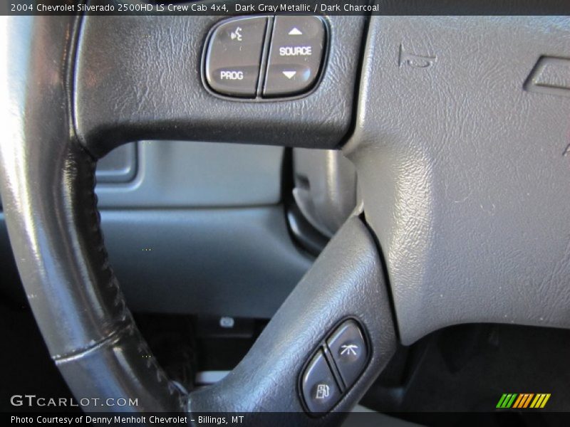 Dark Gray Metallic / Dark Charcoal 2004 Chevrolet Silverado 2500HD LS Crew Cab 4x4