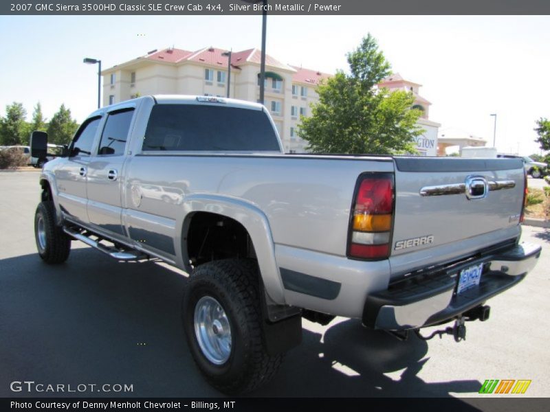 Silver Birch Metallic / Pewter 2007 GMC Sierra 3500HD Classic SLE Crew Cab 4x4